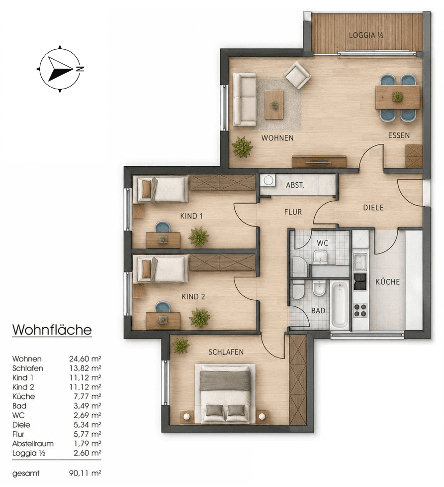 Predaj bytu 4-izbový 91 m², Lentersweg 17, Hamburg, Hamburg Predaj bytu 4-izbový 91 m², Lentersweg 17, Hamburg, Hamburg
