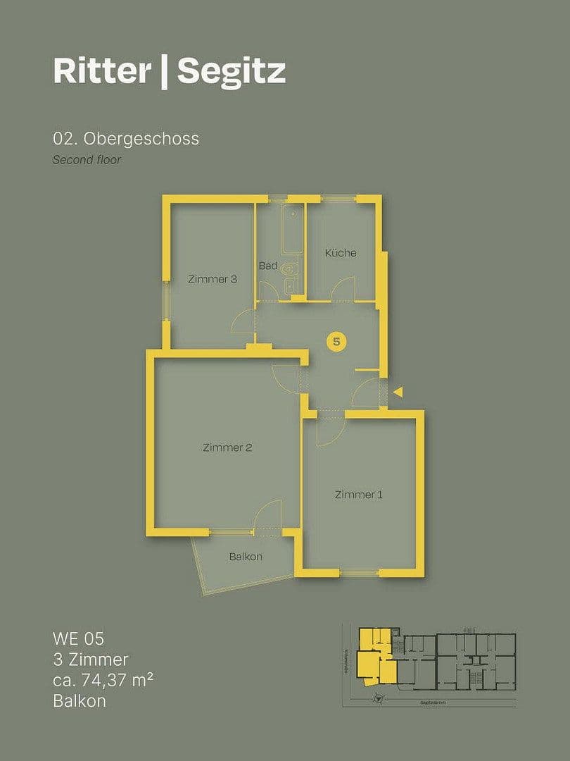 Predaj bytu 3-izbový 74 m², Ritterstraße 1, Berlin, Berlín Predaj bytu 3-izbový 74 m², Ritterstraße 1, Berlin, Berlín