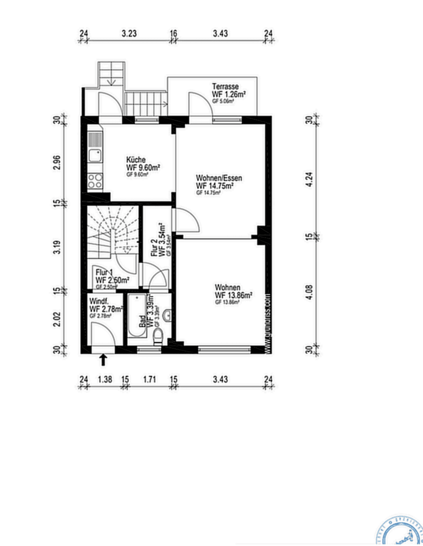 Predaj domu 145 m², pozemok 310 m², Bremerhaven, Brémy Predaj domu 145 m², pozemok 310 m², Bremerhaven, Brémy