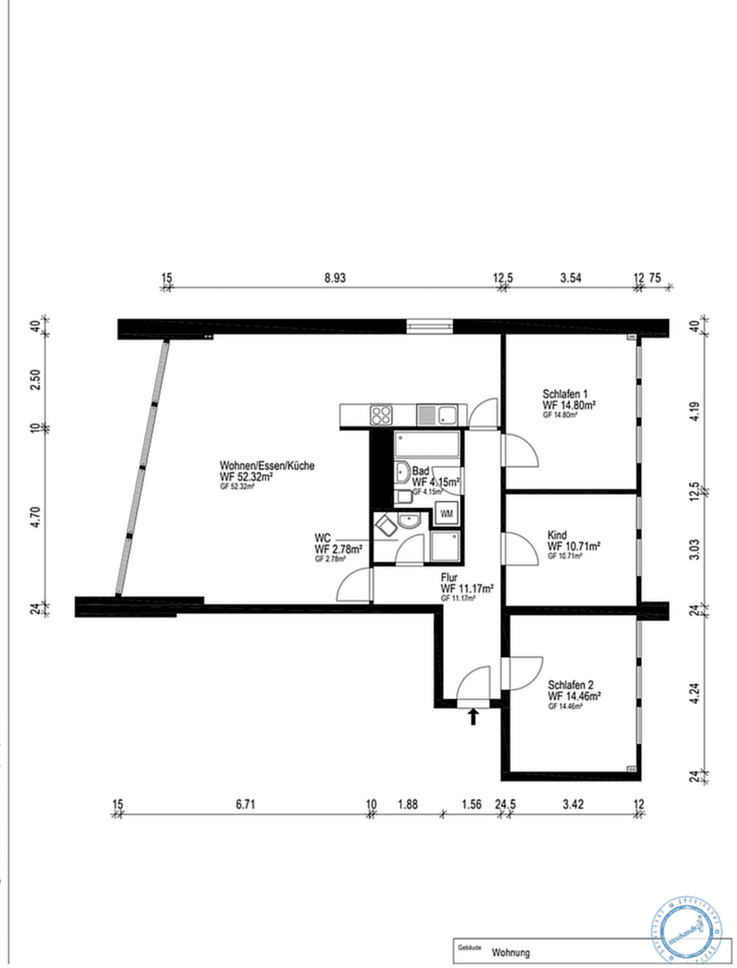 Predaj bytu 4-izbový 109 m², Bremerhaven, Brémy Predaj bytu 4-izbový 109 m², Bremerhaven, Brémy