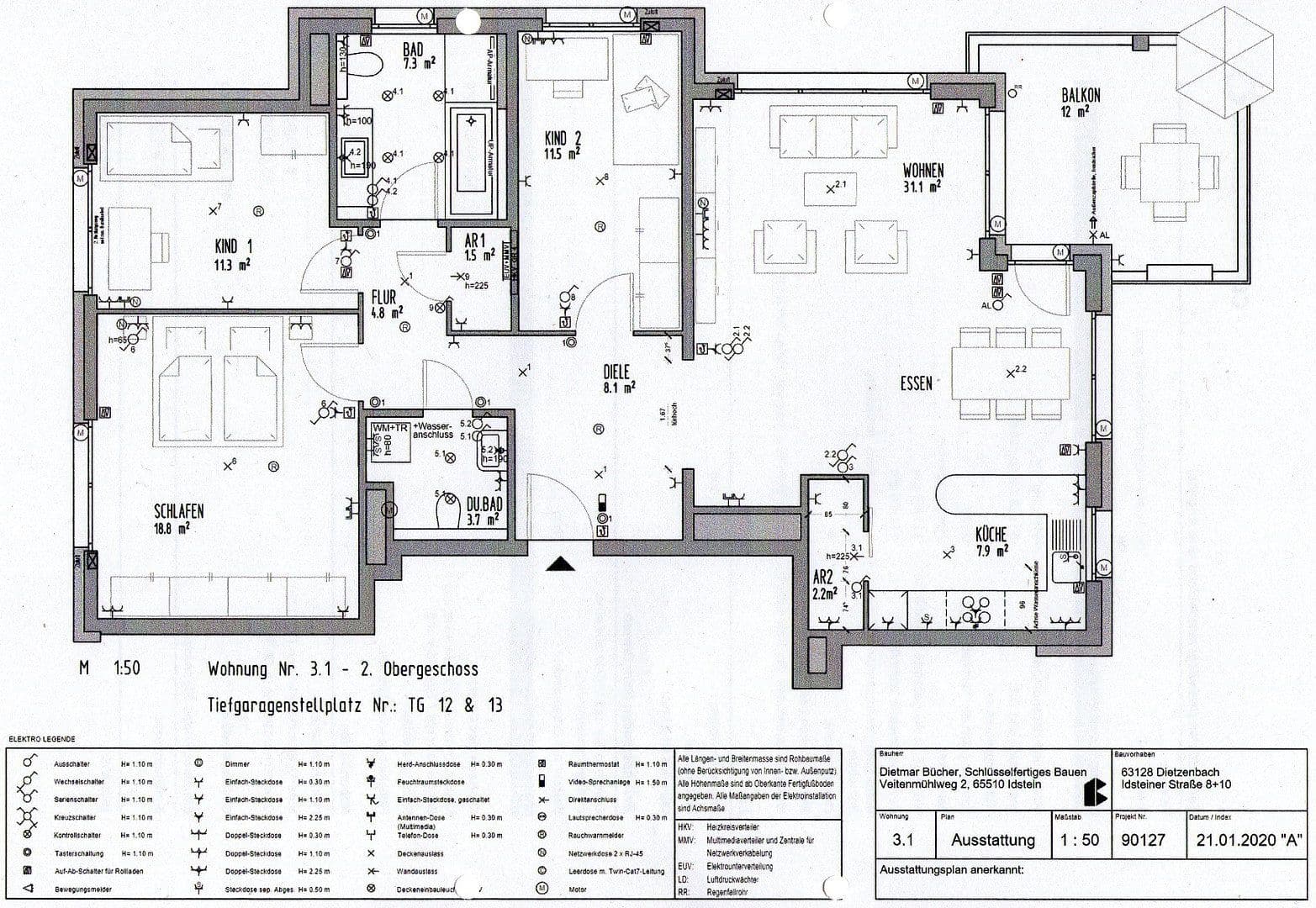 Prenájom bytu 4-izbový 112 m², Dietzenbach, Hesensko Prenájom bytu 4-izbový 112 m², Dietzenbach, Hesensko