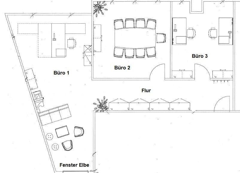 Prenájom kancelárie 101 m², Große Elbstraße 42, Hamburg, Hamburg Prenájom kancelárie 101 m², Große Elbstraße 42, Hamburg, Hamburg