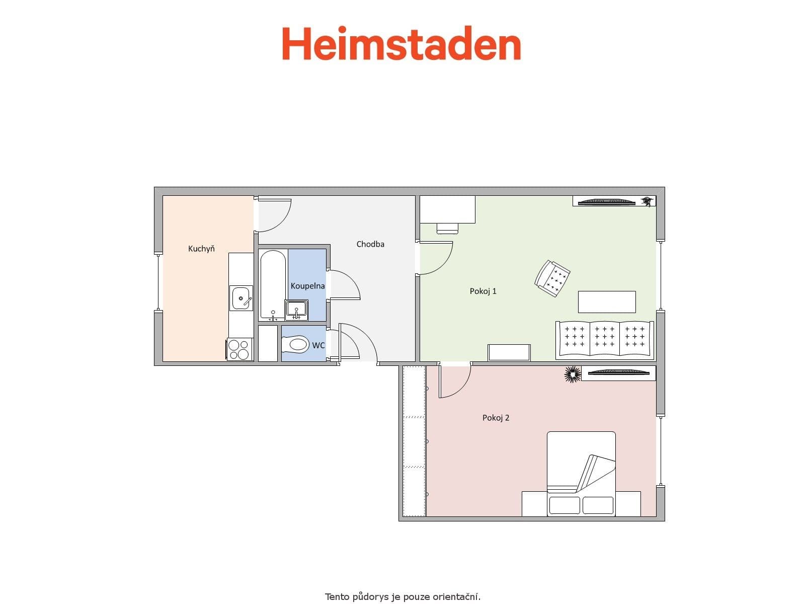 Prenájom bytu 2-izbový 47 m², Mánesova, Karviná, Moravskoslezský kraj Prenájom bytu 2-izbový 47 m², Mánesova, Karviná, Moravskoslezský kraj