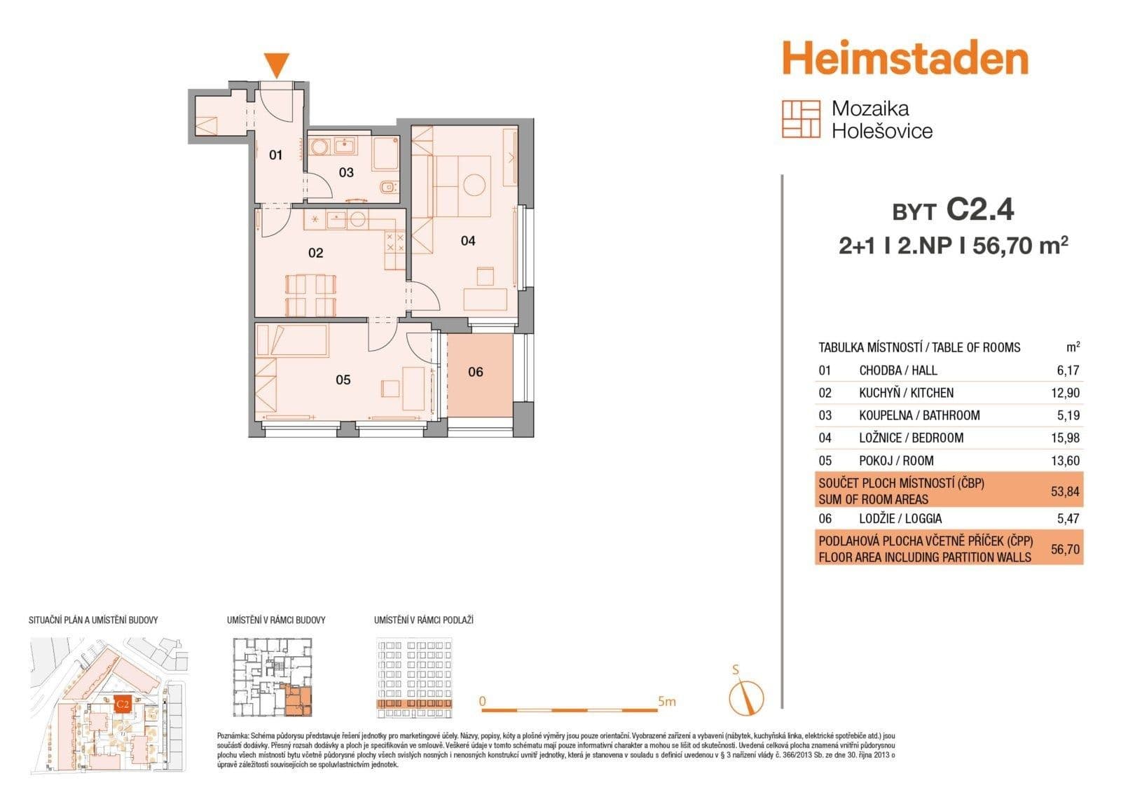Prenájom bytu 2-izbový 55 m², U Pergamenky, Praha, Praha Prenájom bytu 2-izbový 55 m², U Pergamenky, Praha, Praha