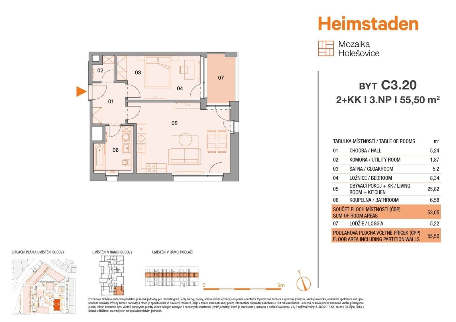 Prenájom bytu 2-izbový 55 m², Vrbenského, Praha, Praha Prenájom bytu 2-izbový 55 m², Vrbenského, Praha, Praha