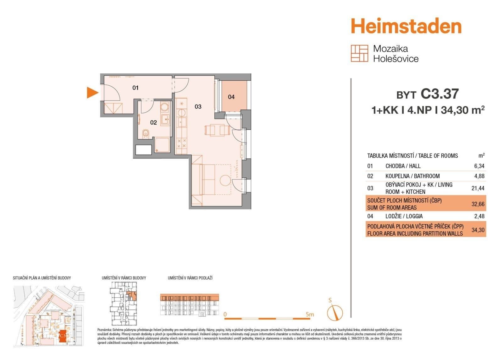 Prenájom bytu 1-izbový 34 m², Vrbenského, Praha, Praha Prenájom bytu 1-izbový 34 m², Vrbenského, Praha, Praha