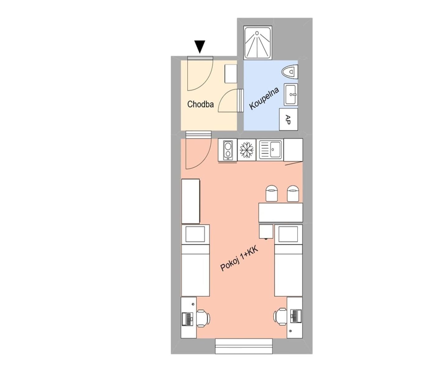 Prenájom bytu 1-izbový 28 m², Magisterská, Plzeň, Plzeňský kraj Prenájom bytu 1-izbový 28 m², Magisterská, Plzeň, Plzeňský kraj