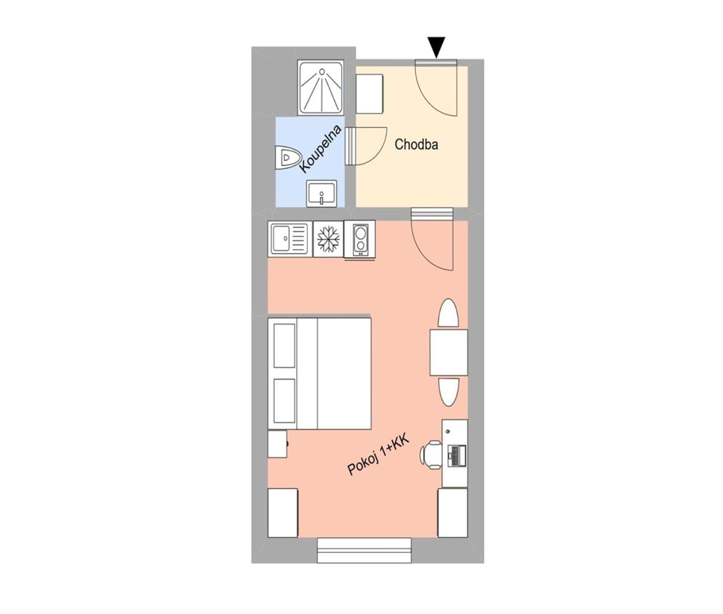 Prenájom bytu 1-izbový 27 m², Magisterská, Plzeň, Plzeňský kraj Prenájom bytu 1-izbový 27 m², Magisterská, Plzeň, Plzeňský kraj