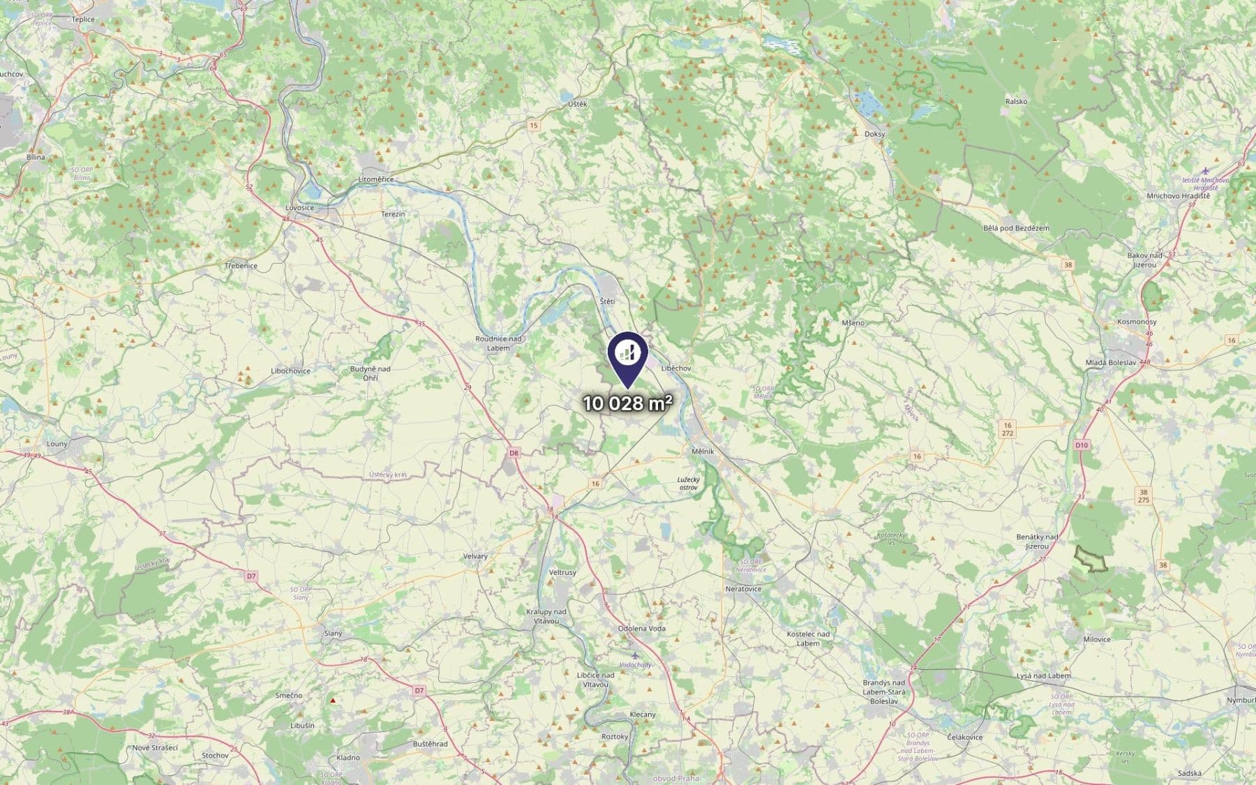 Predaj pozemku 10.028 m², Cítov, Středočeský kraj Predaj pozemku 10.028 m², Cítov, Středočeský kraj