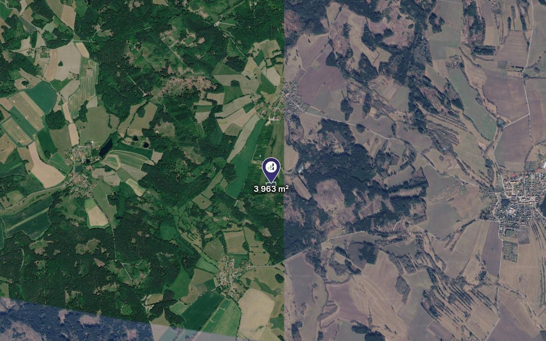 Predaj pozemku 3.963 m², Nový Rychnov, Kraj Vysočina Predaj pozemku 3.963 m², Nový Rychnov, Kraj Vysočina