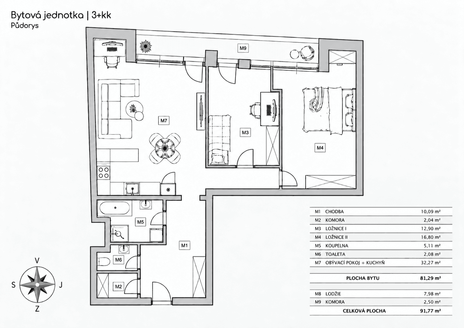 Predaj bytu 3-izbový 92 m², Petržílkova, Praha, Praha Predaj bytu 3-izbový 92 m², Petržílkova, Praha, Praha