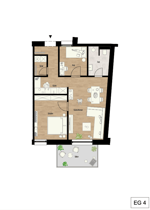 Prenájom bytu 3-izbový 63 m², Bahnhofstrasse 52, Mörlenbach, Hesensko Prenájom bytu 3-izbový 63 m², Bahnhofstrasse 52, Mörlenbach, Hesensko