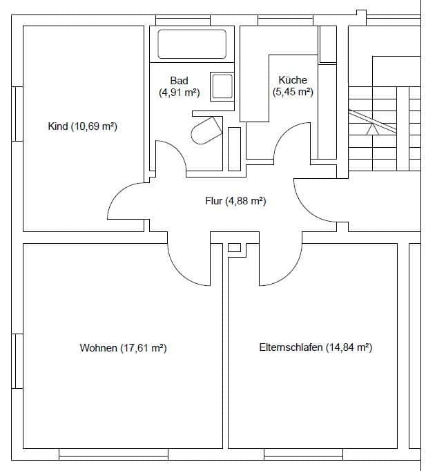 Prenájom bytu 3-izbový 57 m², Stolpmünder Str. 17, Glückstadt, Šlezvicko-Holštajnsko Prenájom bytu 3-izbový 57 m², Stolpmünder Str. 17, Glückstadt, Šlezvicko-Holštajnsko