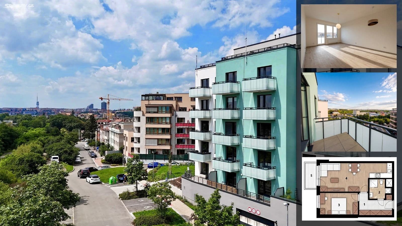 Predaj bytu 2-izbový 60 m², Strančická, Praha, Praha Predaj bytu 2-izbový 60 m², Strančická, Praha, Praha