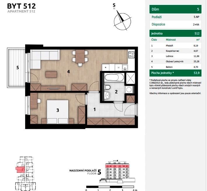 Predaj bytu 2-izbový 60 m², Strančická, Praha, Praha Predaj bytu 2-izbový 60 m², Strančická, Praha, Praha