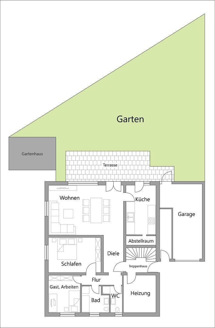 Predaj domu 116 m², pozemok 629 m², Wesseling, Severné Porýnie - Westfálsko Predaj domu 116 m², pozemok 629 m², Wesseling, Severné Porýnie - Westfálsko