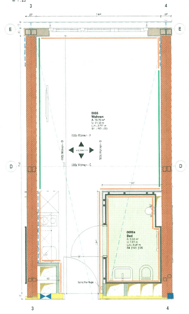 Prenájom bytu 1-izbový 32 m², Bonn, Severné Porýnie - Westfálsko Prenájom bytu 1-izbový 32 m², Bonn, Severné Porýnie - Westfálsko