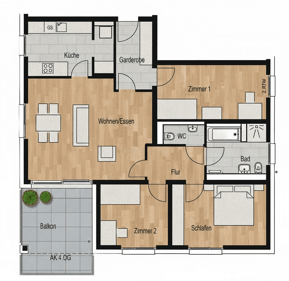 Predaj bytu 4-izbový 105 m², Marie-Kurz-Hof 2, Reutlingen, Bádensko-Wurttembersko Predaj bytu 4-izbový 105 m², Marie-Kurz-Hof 2, Reutlingen, Bádensko-Wurttembersko
