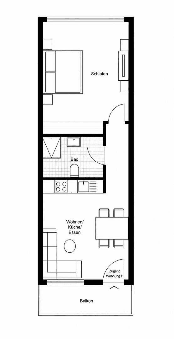 Predaj bytu 2-izbový 45 m², Norderney, Dolné Sasko Predaj bytu 2-izbový 45 m², Norderney, Dolné Sasko