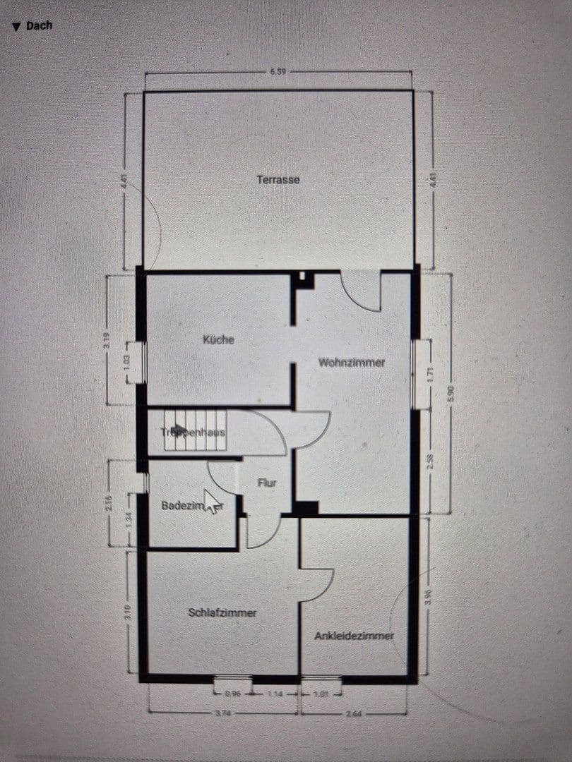 Prenájom bytu 3-izbový 68 m², Mühlstraße 1, Budenheim, Porýnie-Falcko Prenájom bytu 3-izbový 68 m², Mühlstraße 1, Budenheim, Porýnie-Falcko