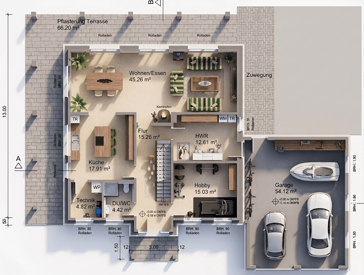 Predaj domu 242 m², pozemok 1.040 m², Riede, Dolné Sasko Predaj domu 242 m², pozemok 1.040 m², Riede, Dolné Sasko