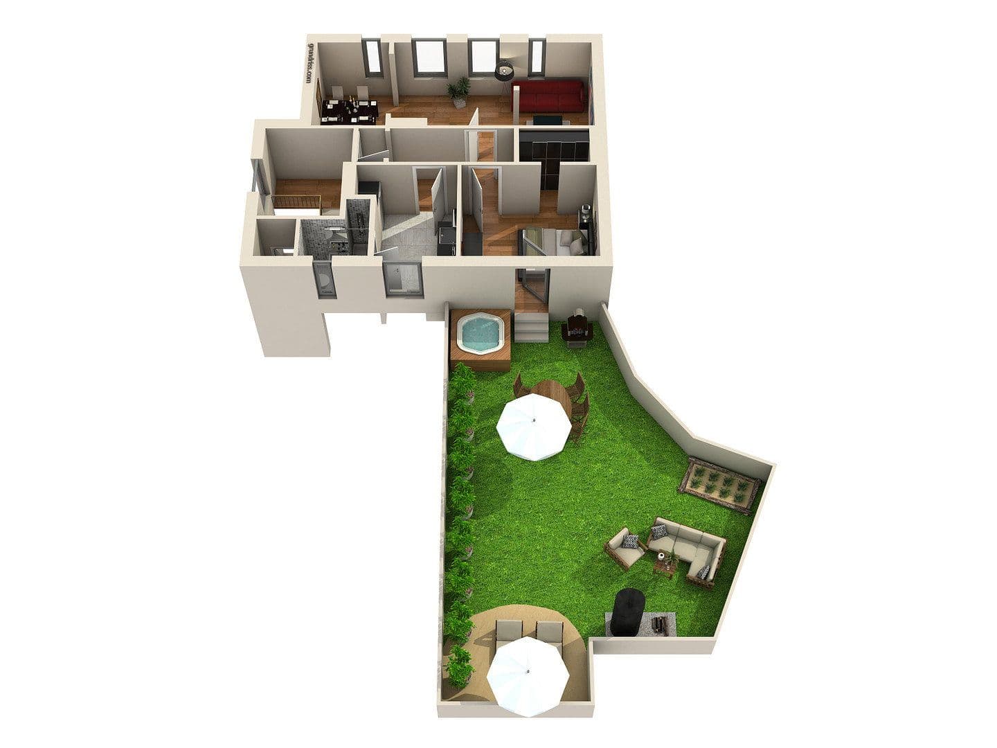 Prenájom bytu 2-izbový 63 m², Hochrad 33, Hamburg, Hamburg Prenájom bytu 2-izbový 63 m², Hochrad 33, Hamburg, Hamburg