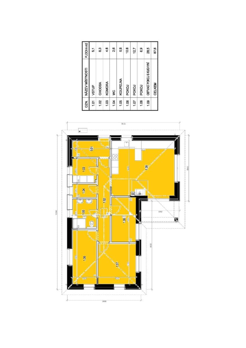 Predaj domu 91 m², pozemok 518 m², Doksy, Středočeský kraj Predaj domu 91 m², pozemok 518 m², Doksy, Středočeský kraj