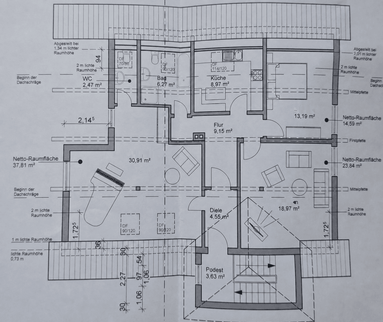Prenájom bytu 3-izbový 95 m², Vogelsbergstraße 8a, Neuberg, Hesensko Prenájom bytu 3-izbový 95 m², Vogelsbergstraße 8a, Neuberg, Hesensko