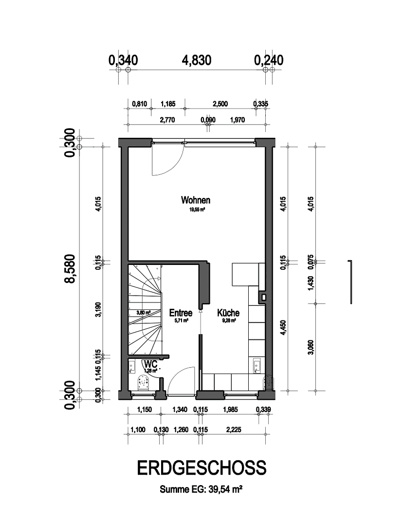 Predaj domu 80 m², pozemok 265 m², Halenseering 13d, Hamburg, Hamburg Predaj domu 80 m², pozemok 265 m², Halenseering 13d, Hamburg, Hamburg