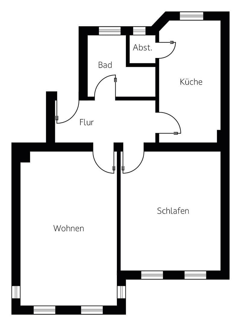 Prenájom bytu 2-izbový 59 m², Röpziger Straße 6, Halle (Saale), Sasko-Anhaltsko Prenájom bytu 2-izbový 59 m², Röpziger Straße 6, Halle (Saale), Sasko-Anhaltsko