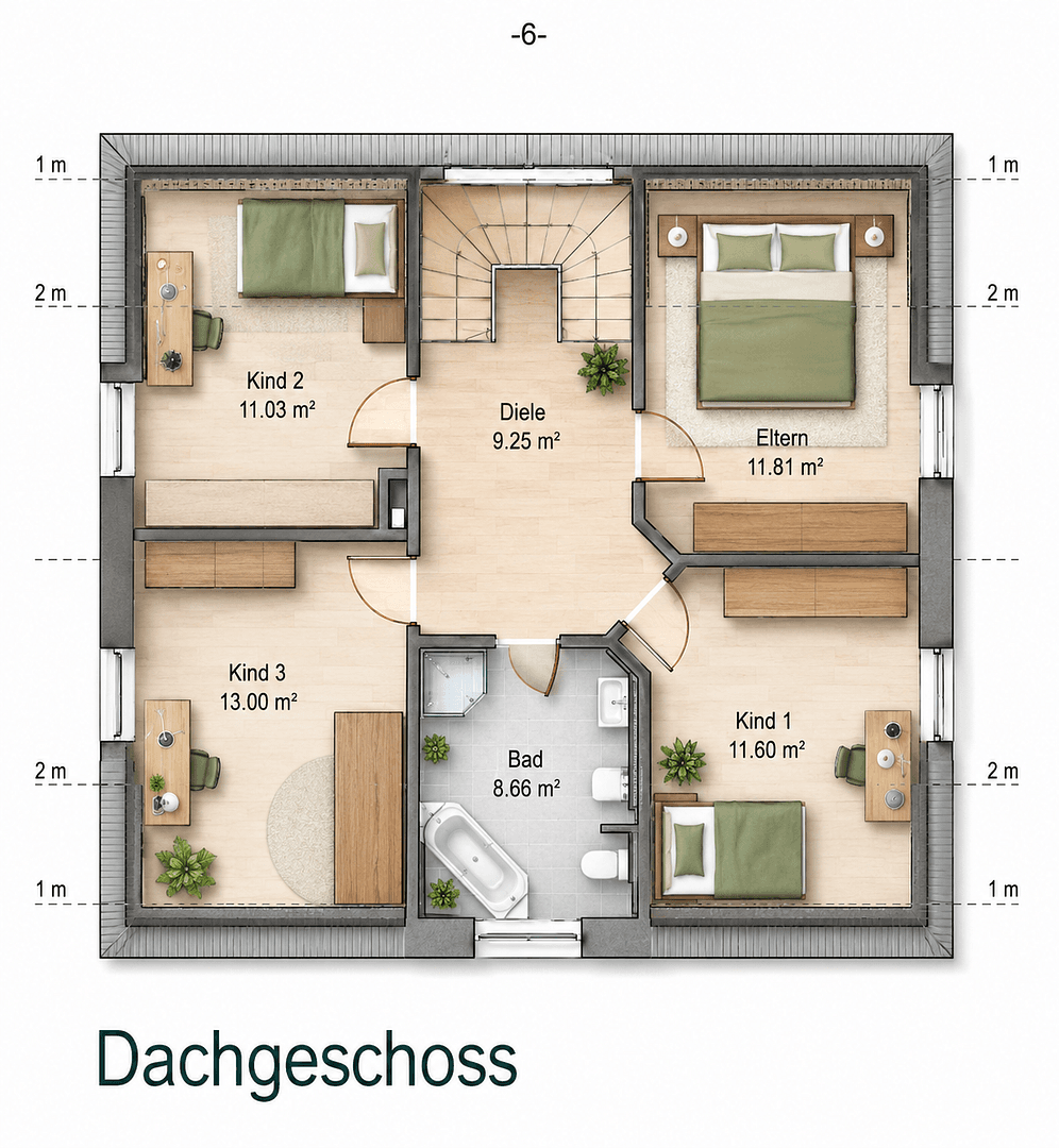 Predaj domu 168 m², pozemok 676 m², Glockenbecherring 28, Obertraubling, Bavorsko Predaj domu 168 m², pozemok 676 m², Glockenbecherring 28, Obertraubling, Bavorsko