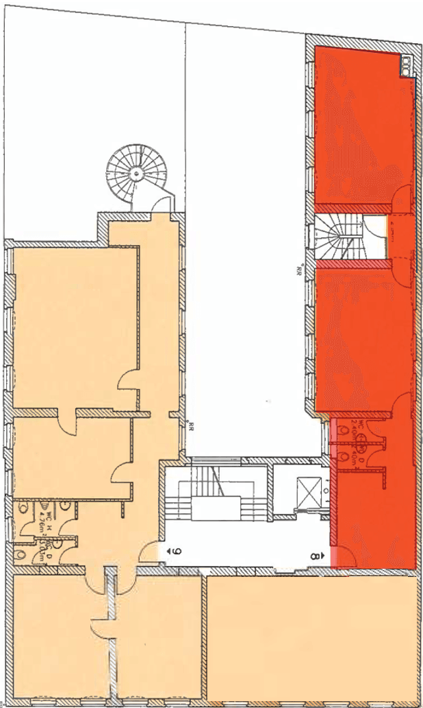 Prenájom kancelárie 83 m², Schumannstraße 5, Berlin-Mitte, Berlín Prenájom kancelárie 83 m², Schumannstraße 5, Berlin-Mitte, Berlín
