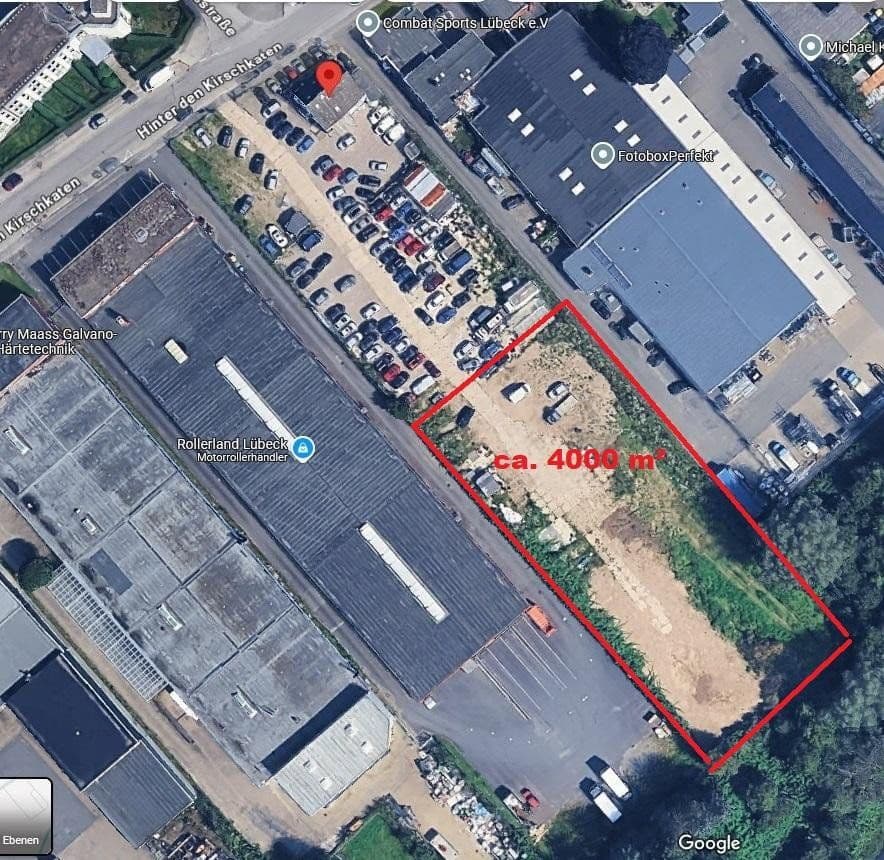 Prenájom pozemku 4.000 m², Hinter den Kirschkaten 45, Lübeck, Šlezvicko-Holštajnsko Prenájom pozemku 4.000 m², Hinter den Kirschkaten 45, Lübeck, Šlezvicko-Holštajnsko