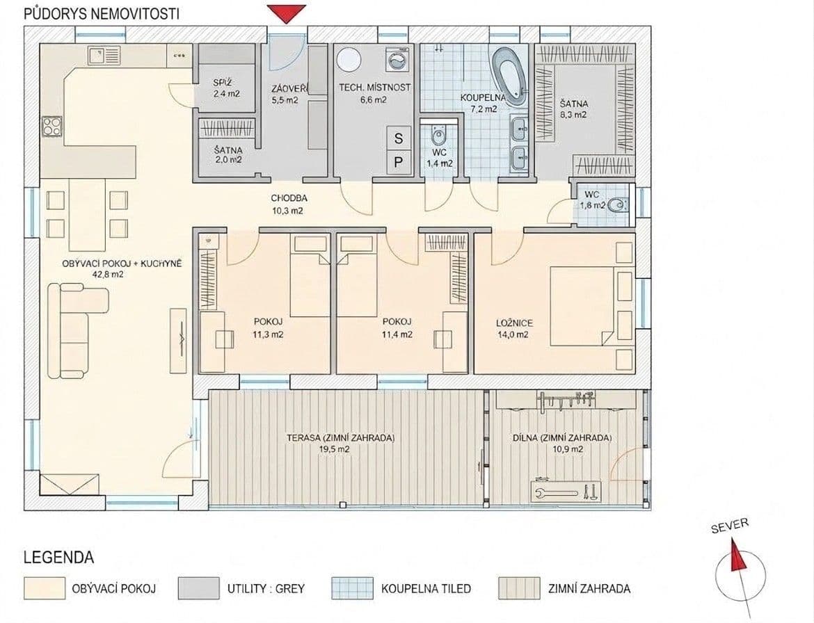 Predaj domu 132 m², pozemok 899 m², Nedabyle, Jihočeský kraj Predaj domu 132 m², pozemok 899 m², Nedabyle, Jihočeský kraj