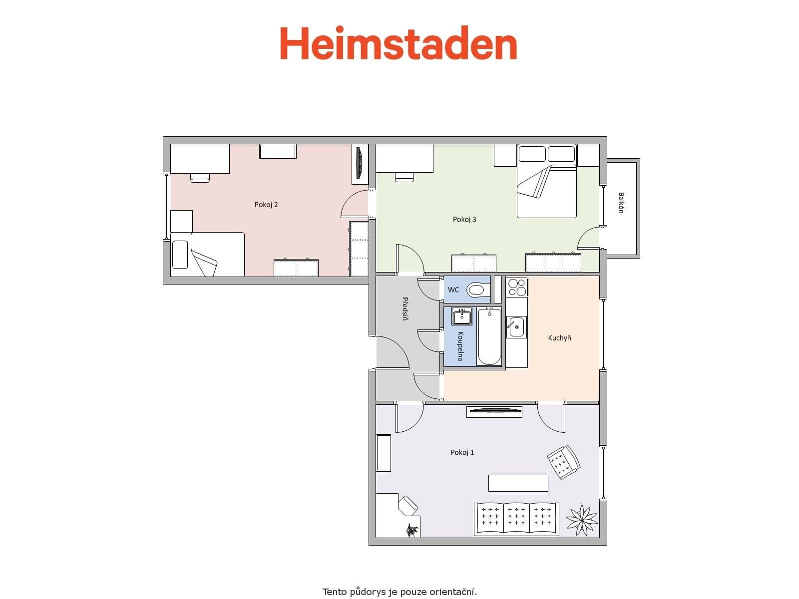 Prenájom bytu 3-izbový 68 m², Mánesova, Havířov, Moravskoslezský kraj Prenájom bytu 3-izbový 68 m², Mánesova, Havířov, Moravskoslezský kraj
