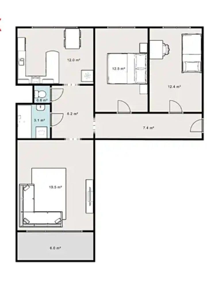 Predaj bytu 3-izbový 80 m², Velké Hamry, Liberecký kraj Predaj bytu 3-izbový 80 m², Velké Hamry, Liberecký kraj