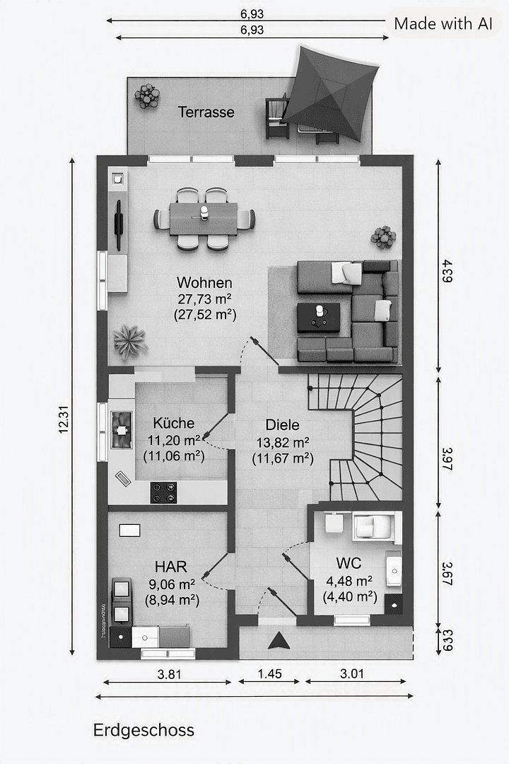 Prenájom domu 135 m², pozemok 313 m², Magdeburg, Sasko-Anhaltsko Prenájom domu 135 m², pozemok 313 m², Magdeburg, Sasko-Anhaltsko