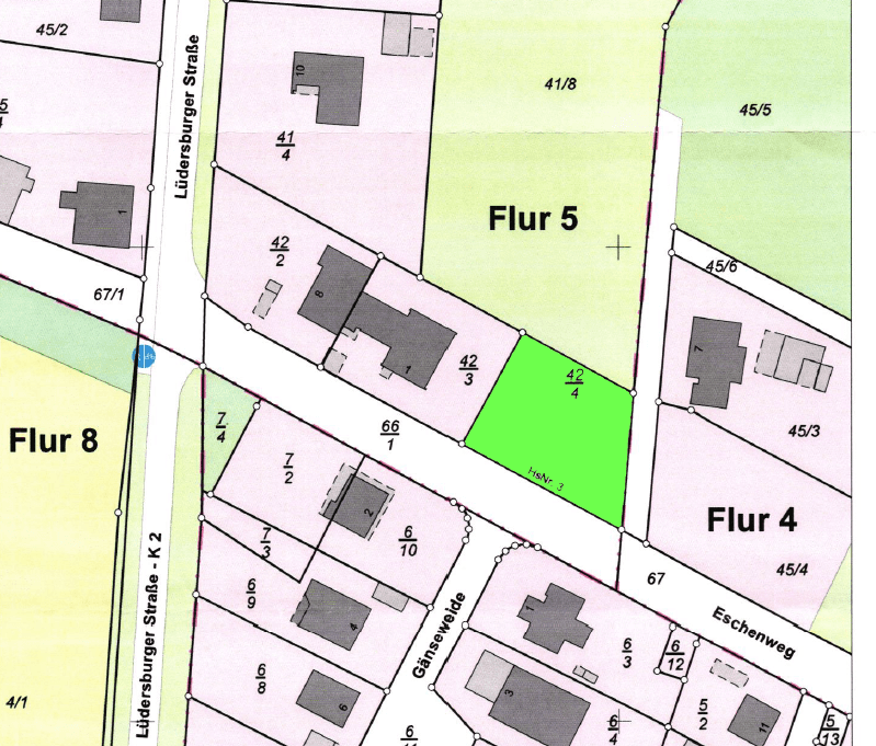 Predaj pozemku 857 m², Eschenweg, Lüdersburg, Dolné Sasko Predaj pozemku 857 m², Eschenweg, Lüdersburg, Dolné Sasko