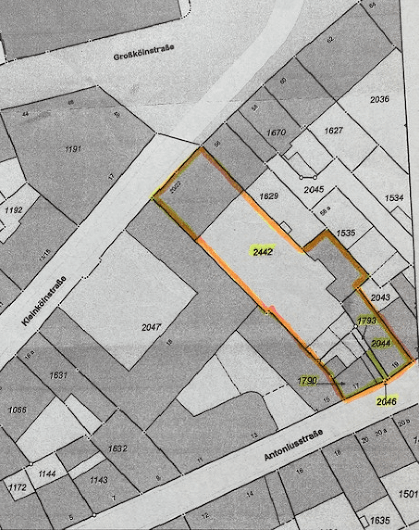 Predaj domu 1.444 m², pozemok 957 m², Kleinkölnstrasse 20/22, Antoniusstrasse 17 & 19, Aachen, Severné Porýnie - Westfálsko Predaj domu 1.444 m², pozemok 957 m², Kleinkölnstrasse 20/22, Antoniusstrasse 17 & 19, Aachen, Severné Porýnie - Westfálsko
