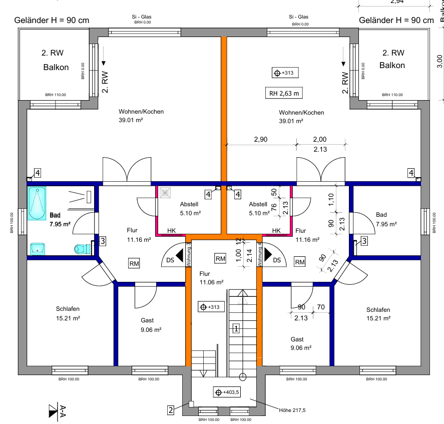 Prenájom bytu 3-izbový 92 m², An den Klosteräckern 2, Luckau, Brandenbursko Prenájom bytu 3-izbový 92 m², An den Klosteräckern 2, Luckau, Brandenbursko