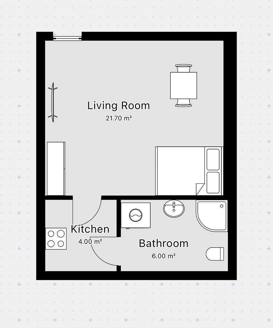 Prenájom bytu 1-izbový 33 m², Sonnenstrasse 9, Fürth, Bavorsko Prenájom bytu 1-izbový 33 m², Sonnenstrasse 9, Fürth, Bavorsko