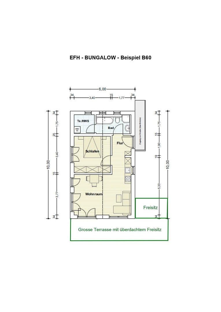 Predaj domu 59 m², pozemok 300 m², Lärchenweg in Triftern im schönen Rottal, Bad Füssing, Bavorsko Predaj domu 59 m², pozemok 300 m², Lärchenweg in Triftern im schönen Rottal, Bad Füssing, Bavorsko
