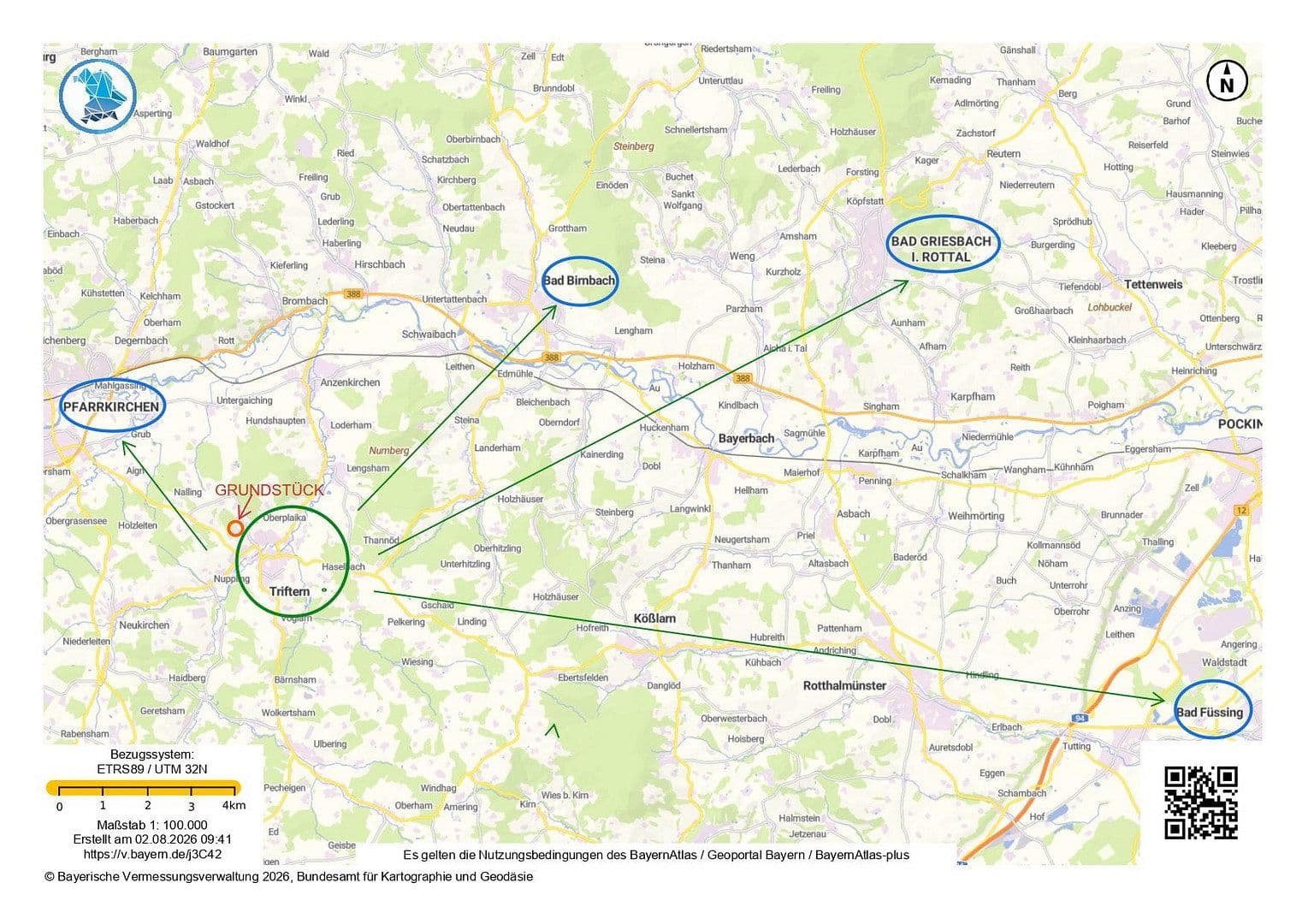 Predaj domu 59 m², pozemok 300 m², Lärchenweg in Triftern im schönen Rottal, Bad Füssing, Bavorsko Predaj domu 59 m², pozemok 300 m², Lärchenweg in Triftern im schönen Rottal, Bad Füssing, Bavorsko