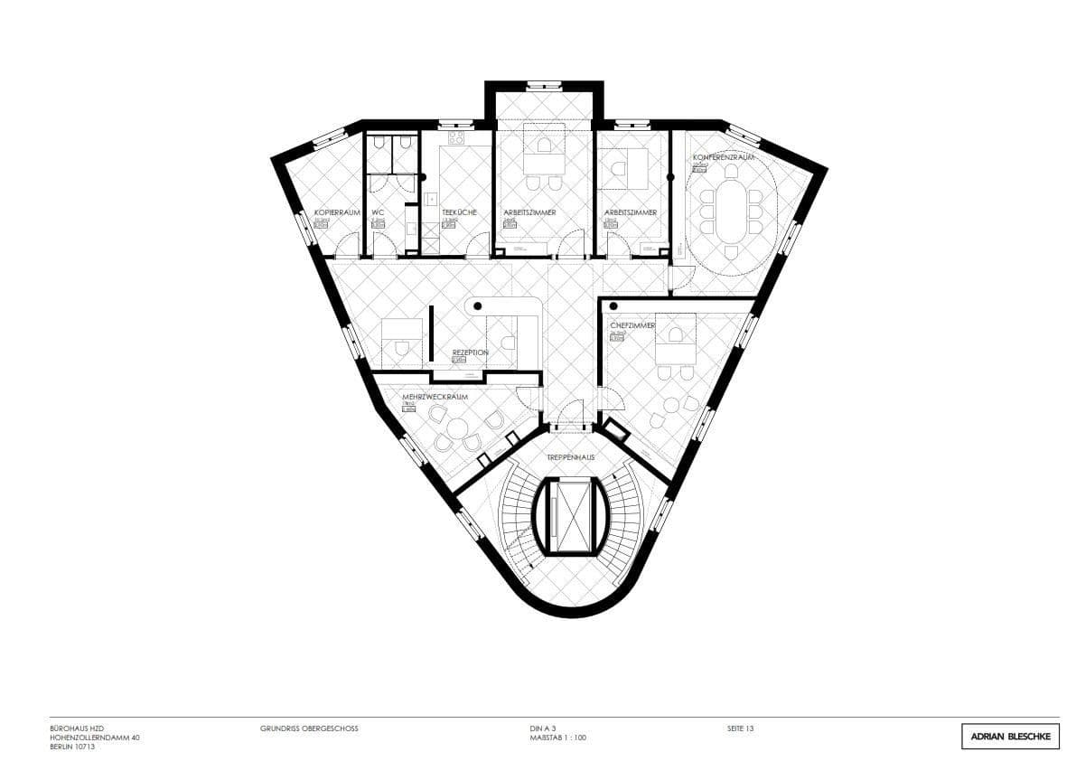 Prenájom kancelárie 193 m², Hohenzollerndamm, Berlin, Berlín Prenájom kancelárie 193 m², Hohenzollerndamm, Berlin, Berlín