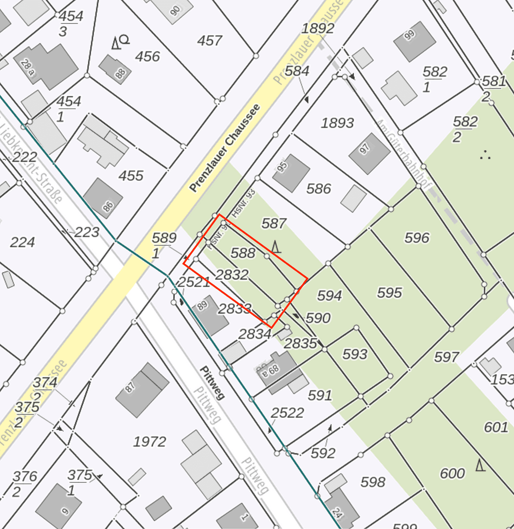 Predaj pozemku 524 m², Prenzlauer Chaussee 91, Wandlitz, Brandenbursko Predaj pozemku 524 m², Prenzlauer Chaussee 91, Wandlitz, Brandenbursko