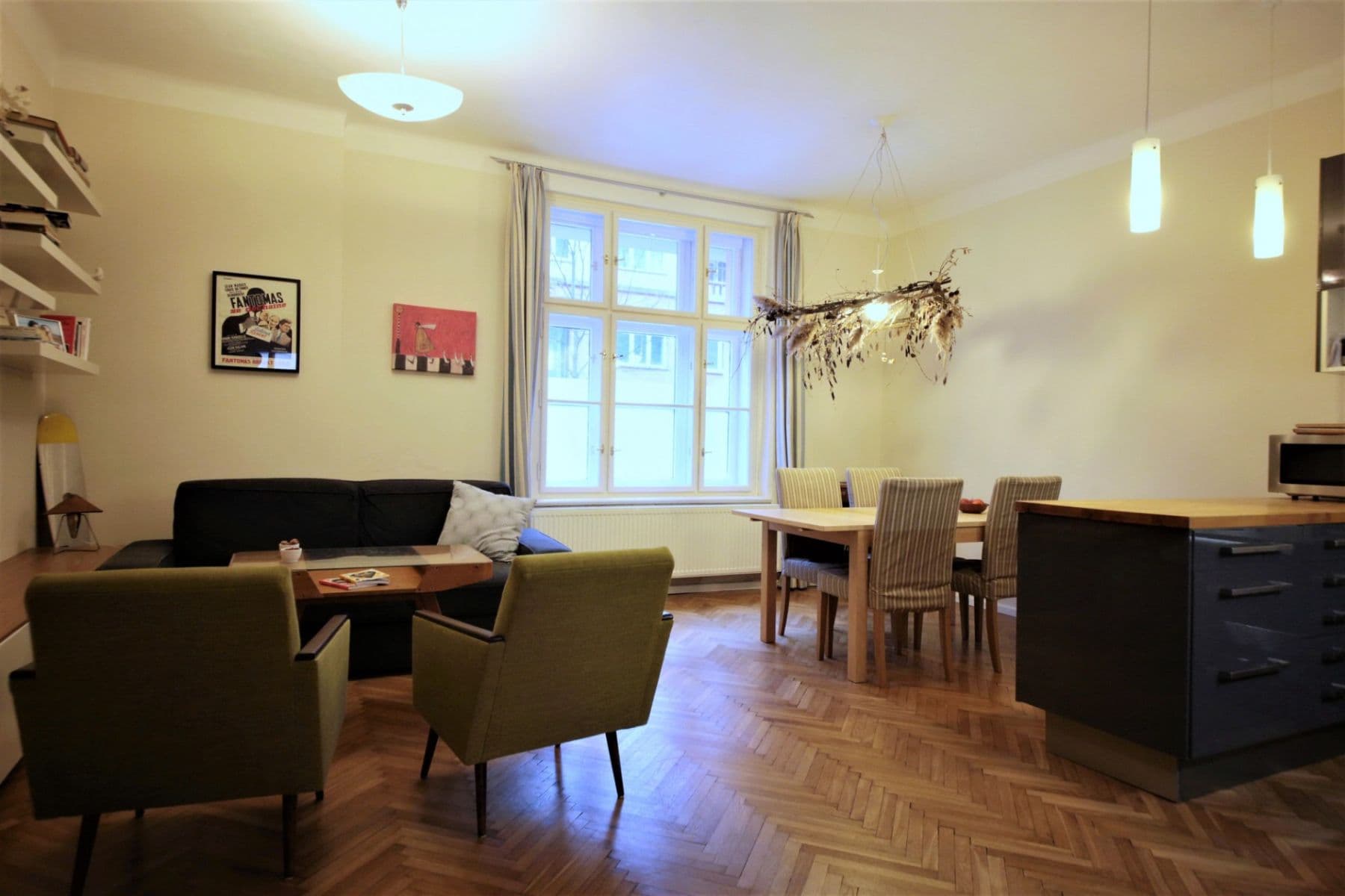 Prenájom bytu 2-izbový 65 m², Křížkovského, Praha, Praha Prenájom bytu 2-izbový 65 m², Křížkovského, Praha, Praha