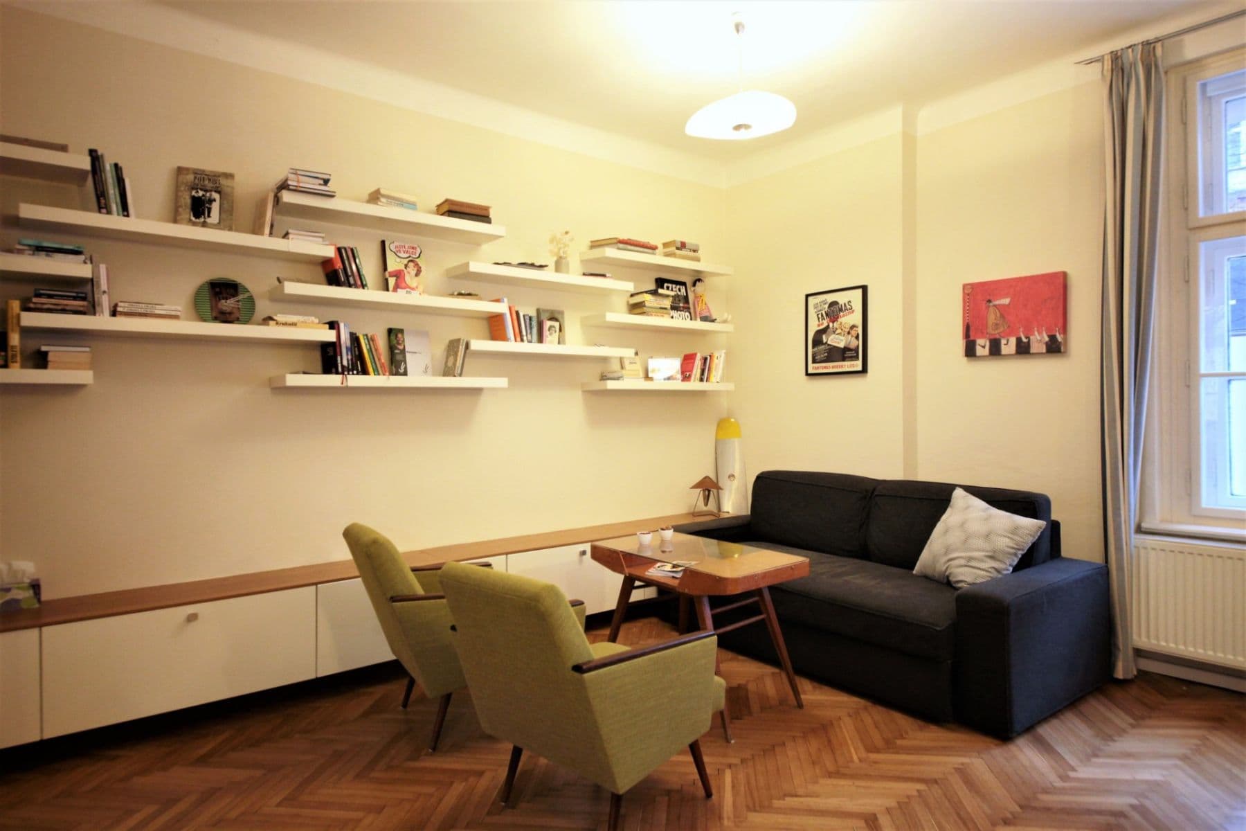 Prenájom bytu 2-izbový 65 m², Křížkovského, Praha, Praha Prenájom bytu 2-izbový 65 m², Křížkovského, Praha, Praha