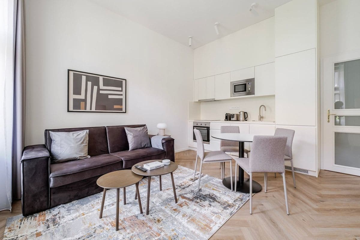 Prenájom bytu 42 m², Sázavská, Praha, Praha Prenájom bytu 42 m², Sázavská, Praha, Praha