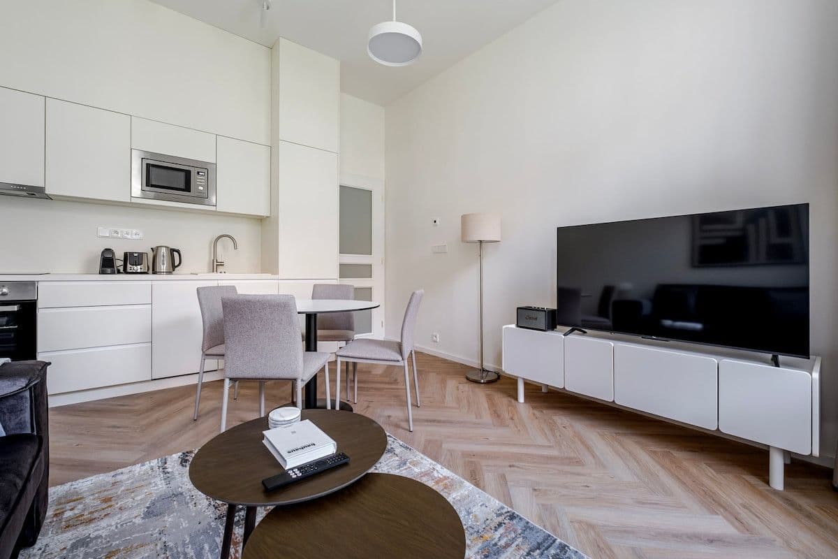 Prenájom bytu 42 m², Sázavská, Praha, Praha Prenájom bytu 42 m², Sázavská, Praha, Praha