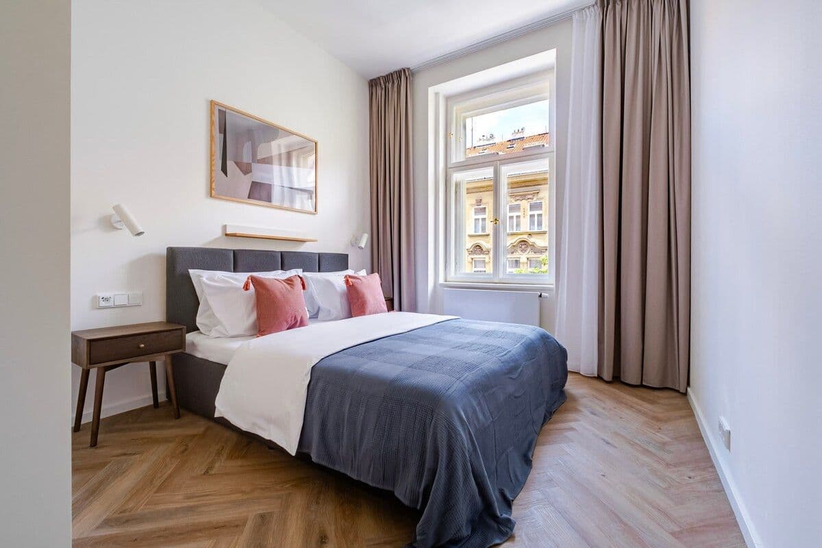 Prenájom bytu 42 m², Sázavská, Praha, Praha Prenájom bytu 42 m², Sázavská, Praha, Praha